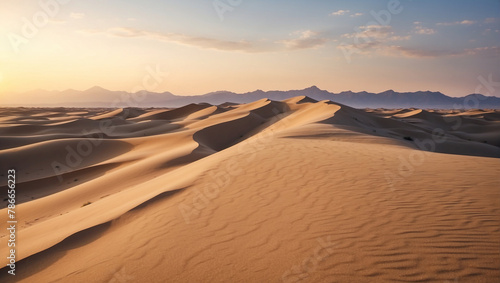 sand dunes in the desert desert sand dunes  sunset in the desert