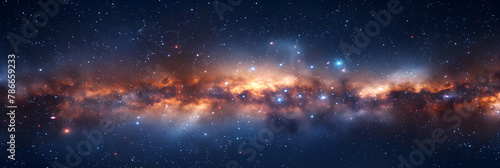 Ineffable Grandeur: The Luminous Wonders of the Milky Way Galaxy from Outer Space photo