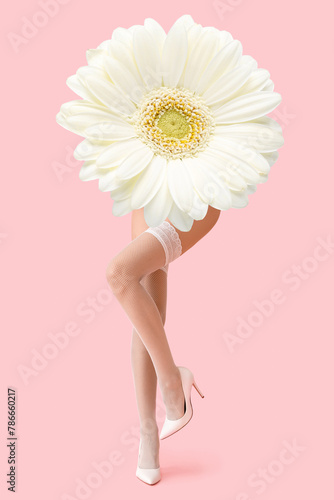 Legs of beautiful young wom...