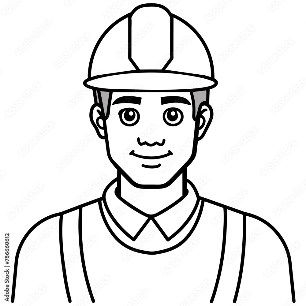 worker with helmet