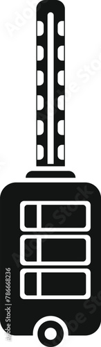 Smart key control icon simple vector. Security device. Drive electronic safe