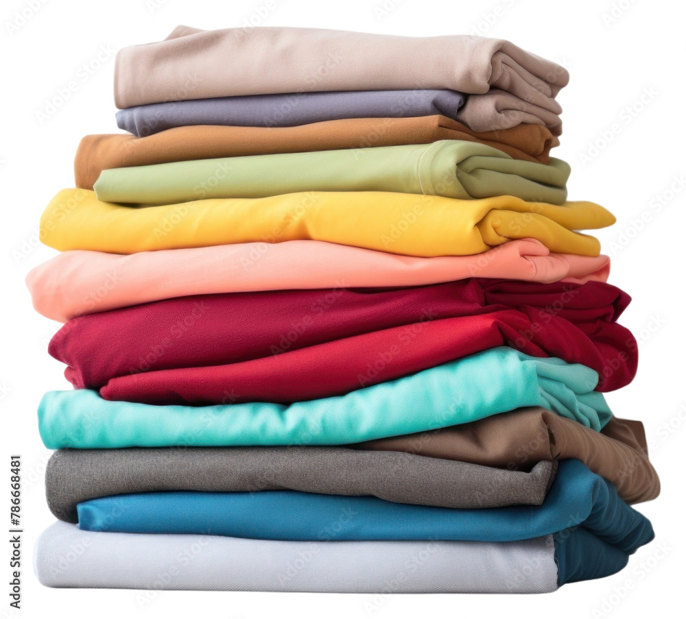 PNG A Stack of colorful clothes laundry coat hanger variation PNG A Stack of colorful clothes laundry coat hanger variation