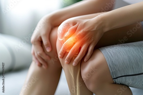 Fibromyalgia: Chronic pain condition affecting muscles, tendons, and ligaments, A debilitating chronic pain disorder characterized by widespread musculoskeletal pain photo
