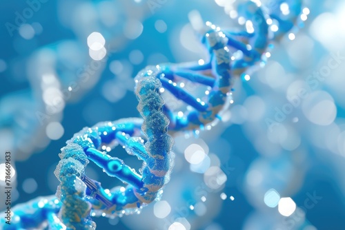Genetic testing assesses genetic markers for potential health risks, DNA 3d background