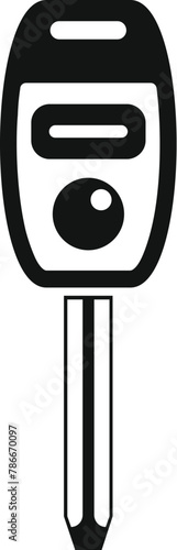 Smart key access icon simple vector. Vehicle security. Modern system safe
