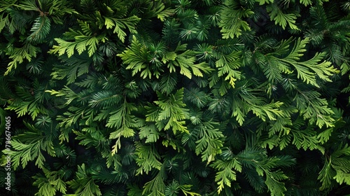 Close up shot of vibrant green leaves, perfect for nature backgrounds