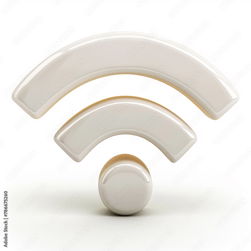 Fototapeta premium Wi-fi networking Internet connection symbol logo, cyber speed hotspot modern space service contact media information banner copy space background.