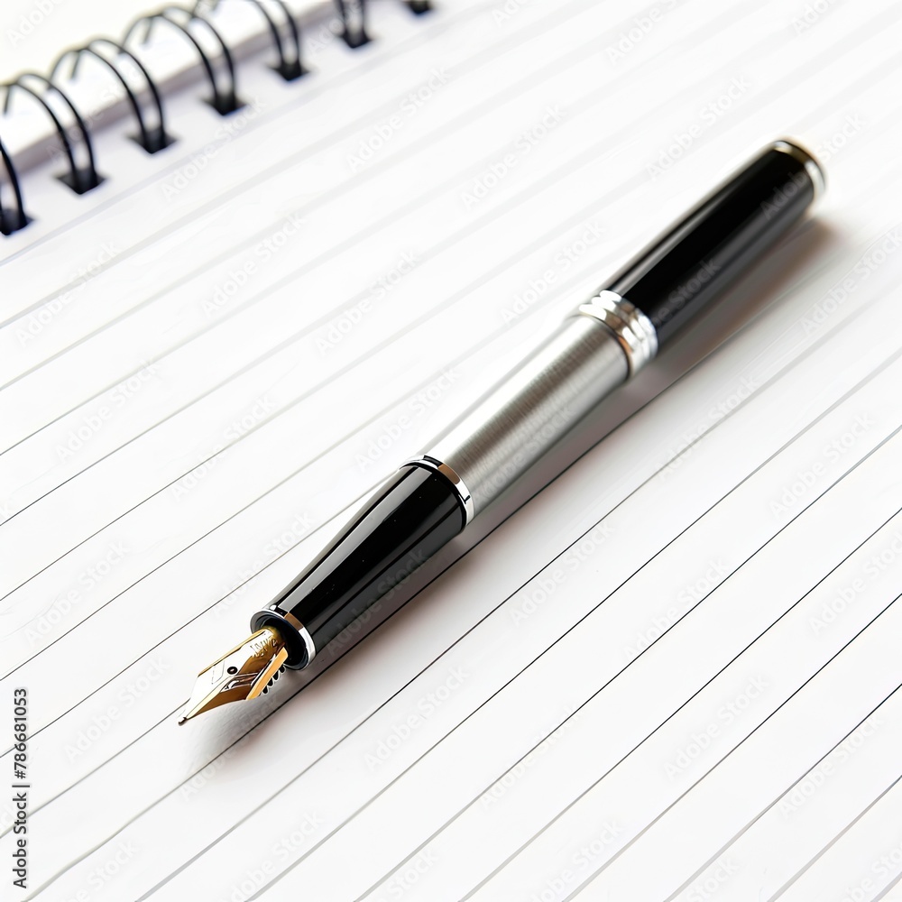 Black pen and notepad for notes isolated on white background. Notepad for notes with pen and pencil. Advertising of stationery, office supplies. Business ideas, training, courses. Black pen and notepad for notes isolated on white background. Notepad for notes with pen and pencil. Advertising of stationery, office supplies. Business ideas, training, courses.