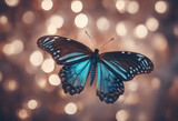 Wings of a butterfly Ulysses Wings of a butterfly texture background Butterfly wings ornament butterfly with beautiful blue black wings and broken light background