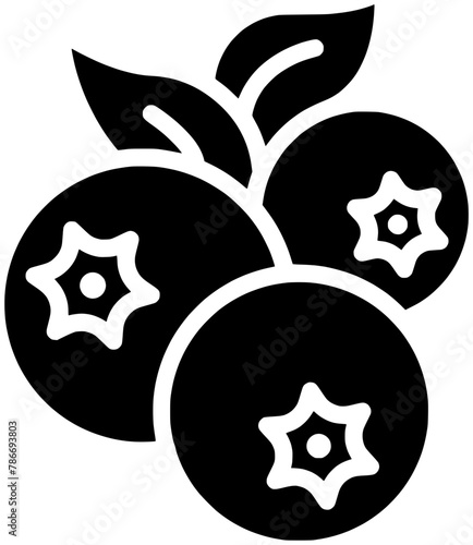 agriculture illustration plant silhouette blueberry logo harvest icon fruit outline nature food berry green blue summer black garden branch shape blueberries raw juicy for vector graphic background