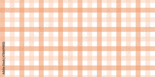 Gingham pattern seamless Plaid repeat in beige Design for print, tartan, gift wrap, textiles, checkered background for tablecloth