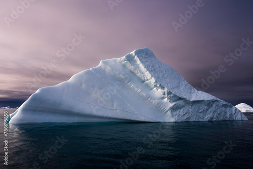 Solitary Iceberg photographed in Ilulissat Greenland photo