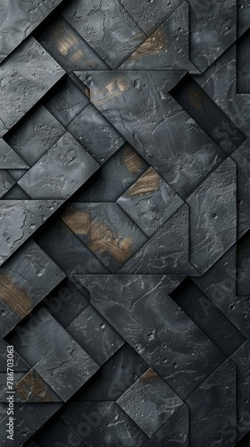 Slate patterned carpet texture from above