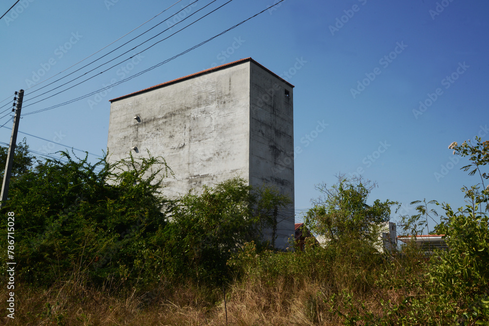 Tall building for swallows live in. Tall building for swallows live in.