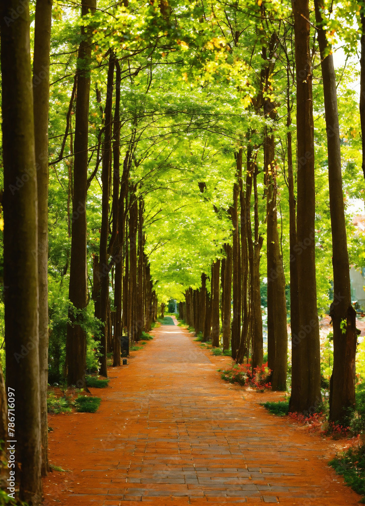 Obraz premium path in the forest
