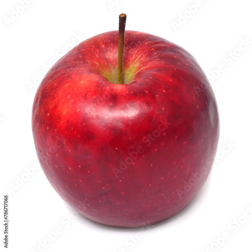 Apple red one isolated on white background