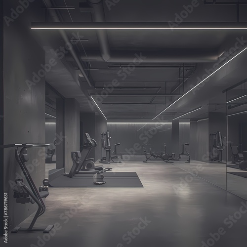 Energize Your Routine in the Sleek and Stylish Gym of Tomorrow photo
