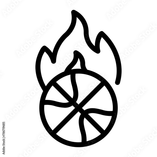 fire line icon