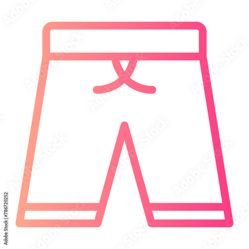 shorts gradient icon