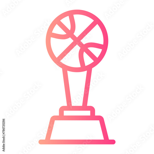 trophy gradient icon