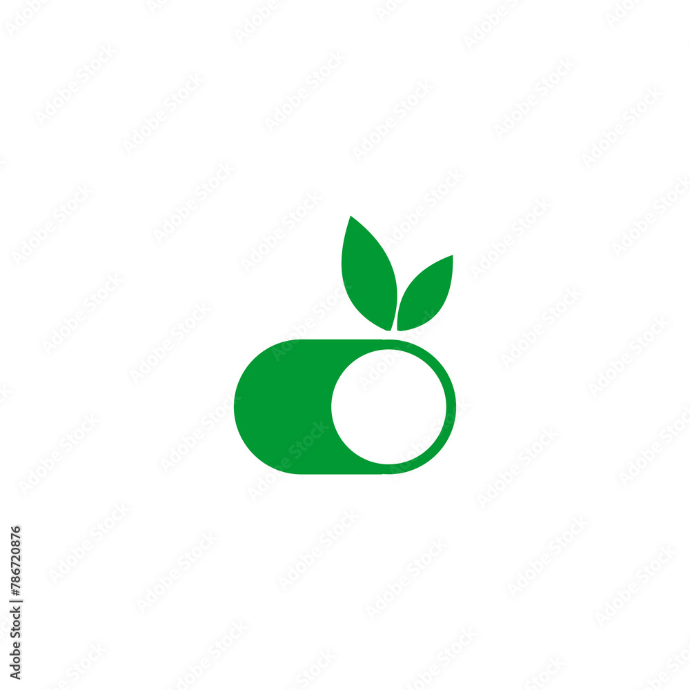 Recycle symbol made of green rotating leaves Recycle symbol made of green rotating leaves
