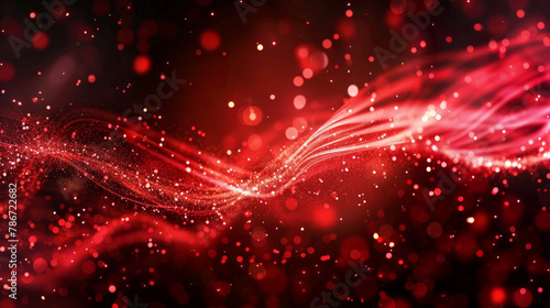 Abstract and modern red glitter flare background