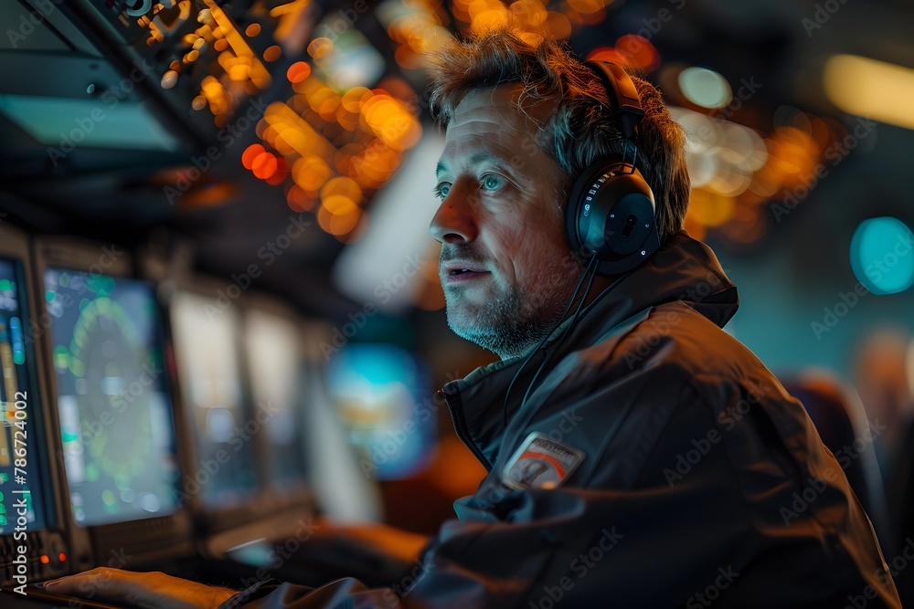 Candid View of Airport Control Room in Commercial Aviation Candid View of Airport Control Room in Commercial Aviation
