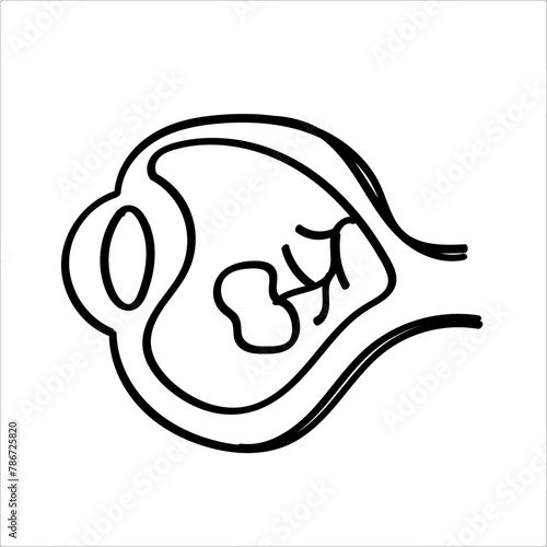 Medical, healthcare, Myopic macular degeneration icon