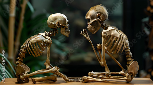 Eternal Debate, Skeleton Philosophers photo