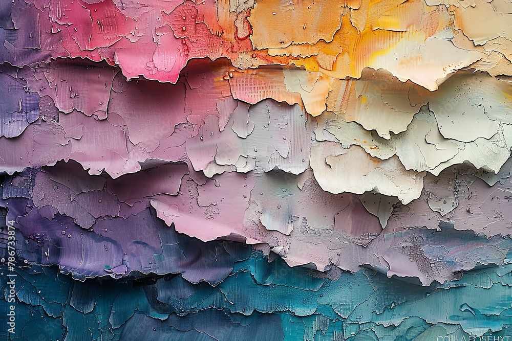 Handmade Paper Elegance Meets Abstract Acrylic Handmade Paper Elegance Meets Abstract Acrylic