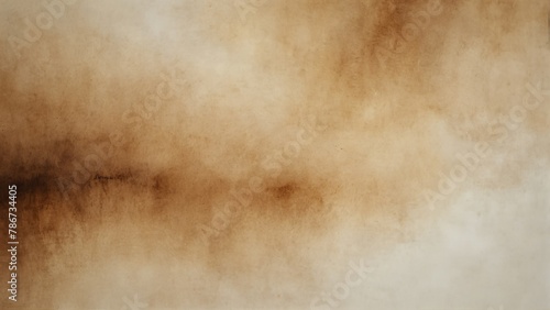 white sepia gradient watercolor on paper texture background from Generative AI