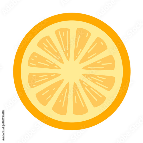 Slice Orange Illustration