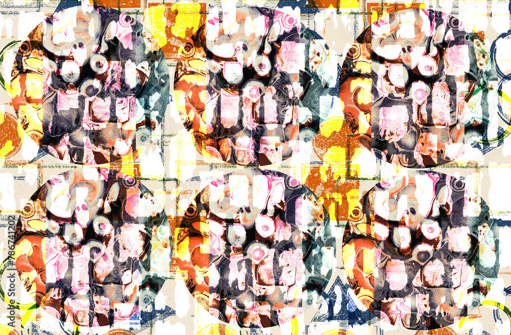Old texture as abstract grunge background.Beautiful silk scarf printed pattern design,in abstract and elegant style.Design for accessories Hijab,kerchief,bandana,fabric,fashion,shawl,wallpaper Old texture as abstract grunge background.Beautiful silk scarf printed pattern design,in abstract and elegant style.Design for accessories Hijab,kerchief,bandana,fabric,fashion,shawl,wallpaper