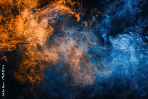 Colorful Smoke, Studio Shot, Generative AI