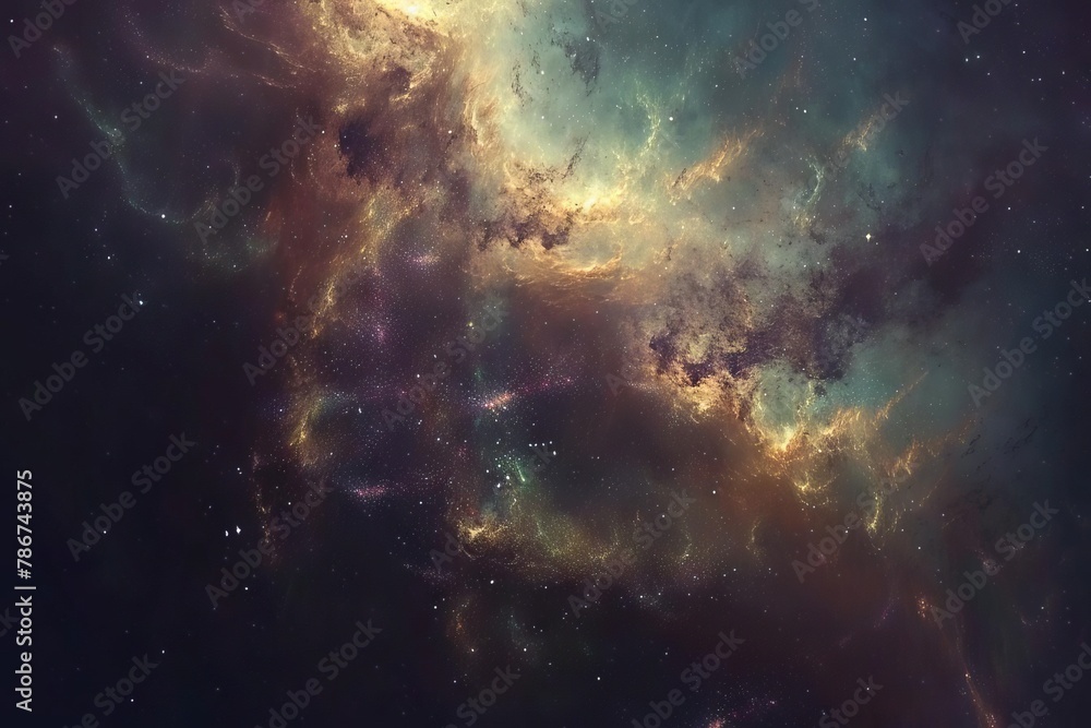 aweinspiring galaxies and nebulae in cosmic dance ethereal deep space art illustration