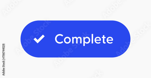 complete done successful tick button