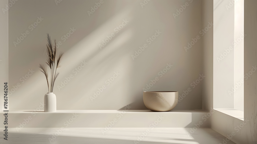 Fototapeta premium Minimalist photography background