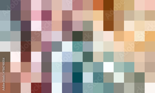 Vector abstract and colorful pixel background