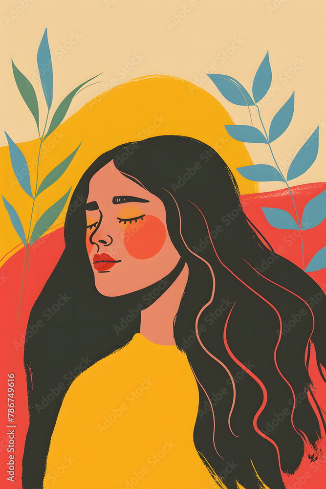 Abstract Portrait of Woman Abstract Portrait of Woman