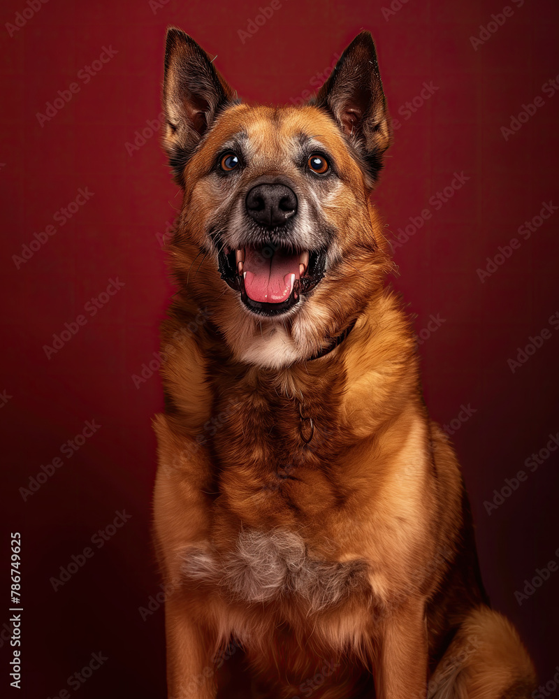 portrait of a german shepherd