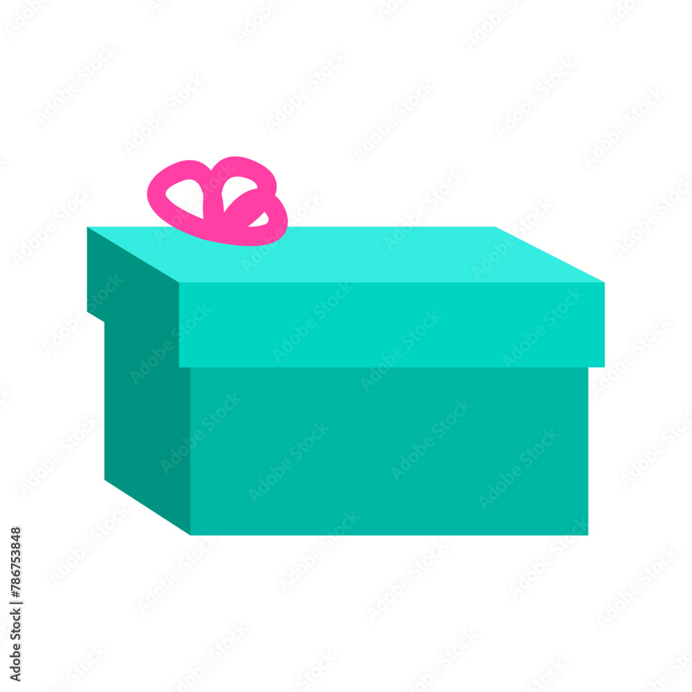Vector gift box present illustration Vector gift box present illustration