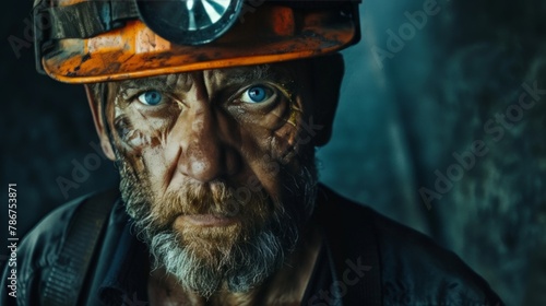 A poignant image of a miner emerging from the depths, his face telling tales of the earth's secrets he's helped uncover, paying homage to the labor and risk involved in extracting vital resources.