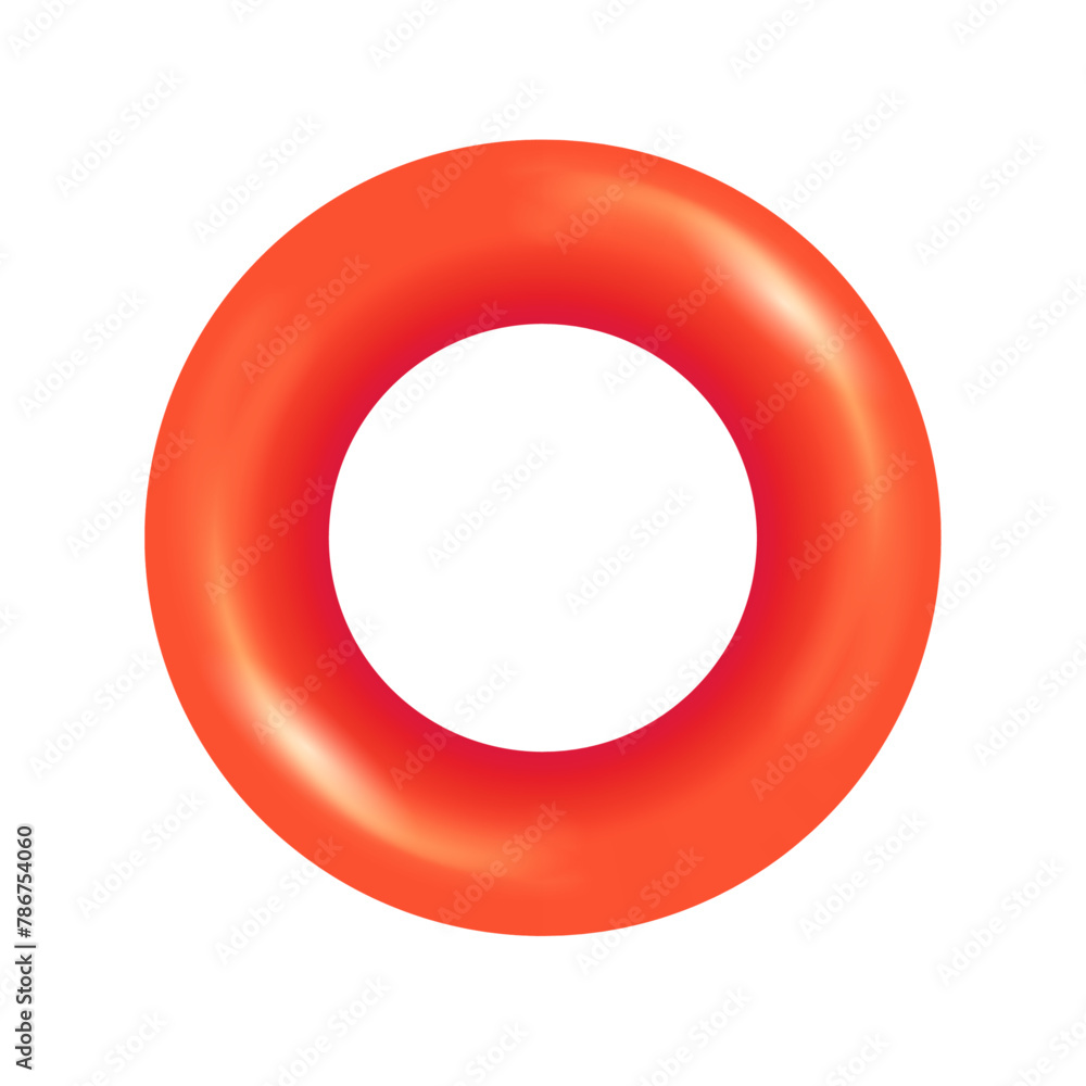 vector red float isolated on white background vector red float isolated on white background