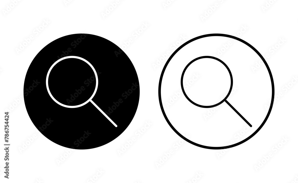 Search icon set. search magnifying glass icon Search icon set. search magnifying glass icon