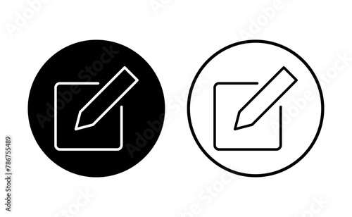 Free Download Edit icon set. edit document icon. edit text icon. pencil. sign up - GFXLoad