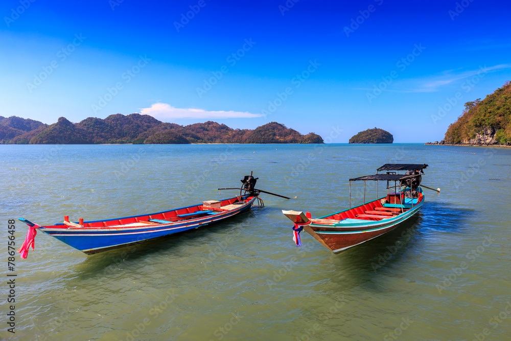 Fototapeta premium Taled pier in Nakorm Sri Thammaraj Thailand