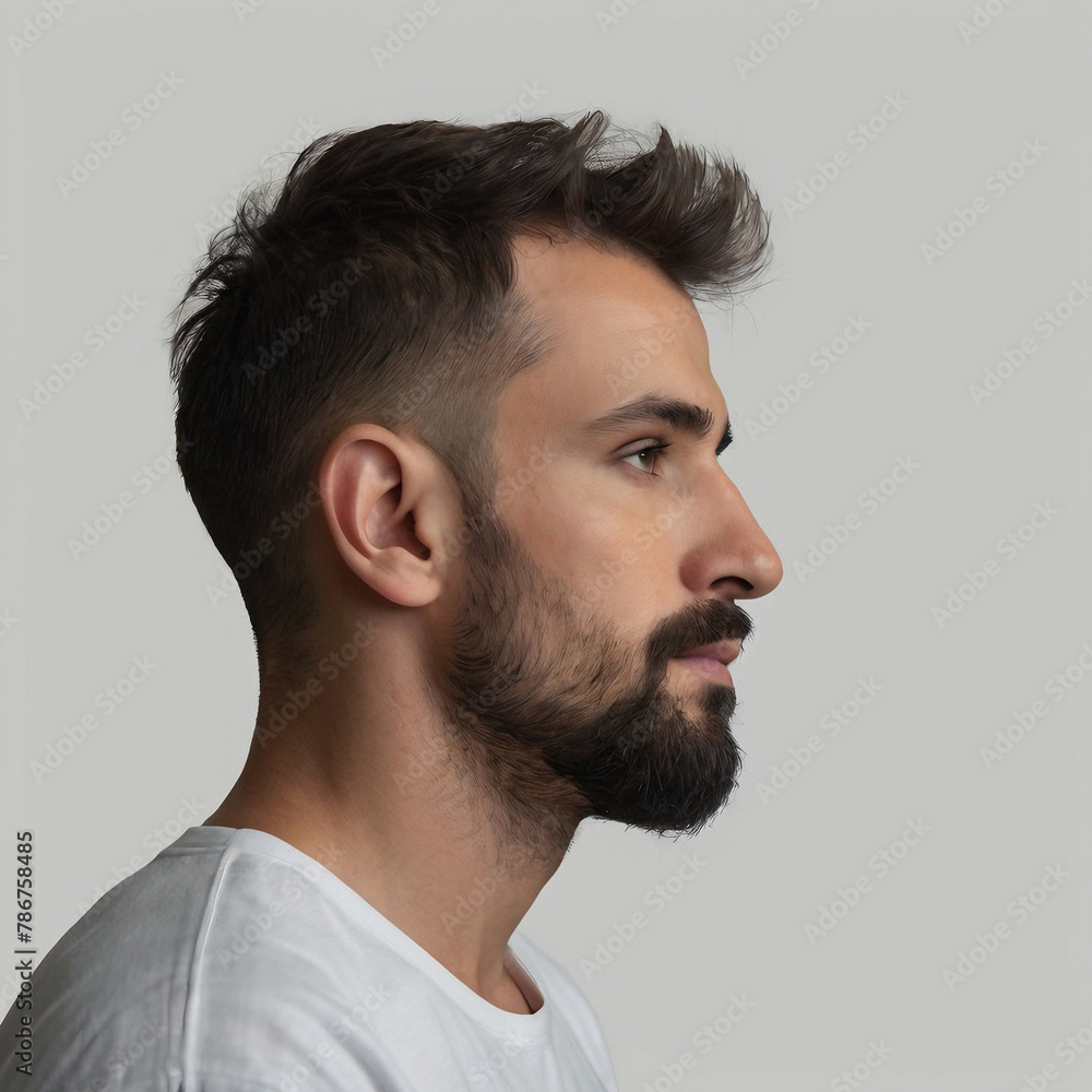 portrait of person with decent haircut in removable background , generative by ai portrait of person with decent haircut in removable background , generative by ai