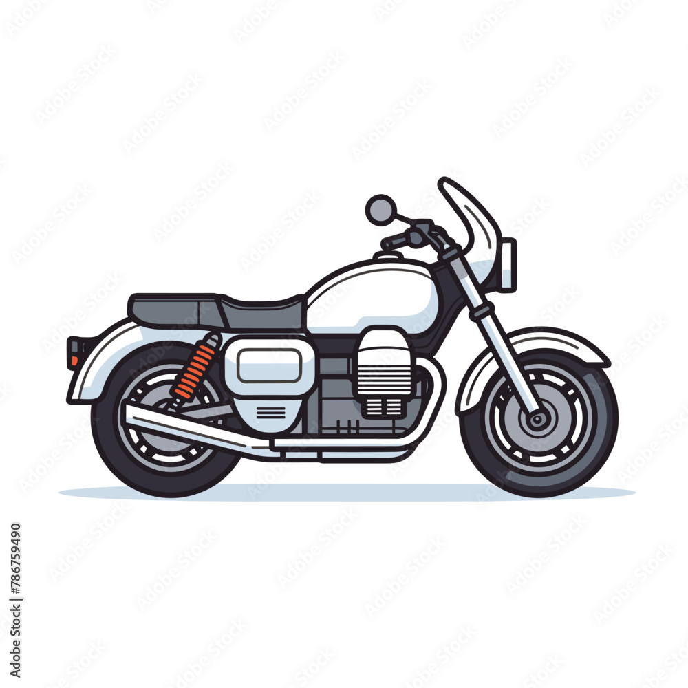 Motor bike vector isolated Motor bike vector isolated
