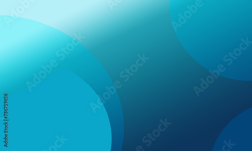 Abstract background blue white gradient with circle elements, simple design.