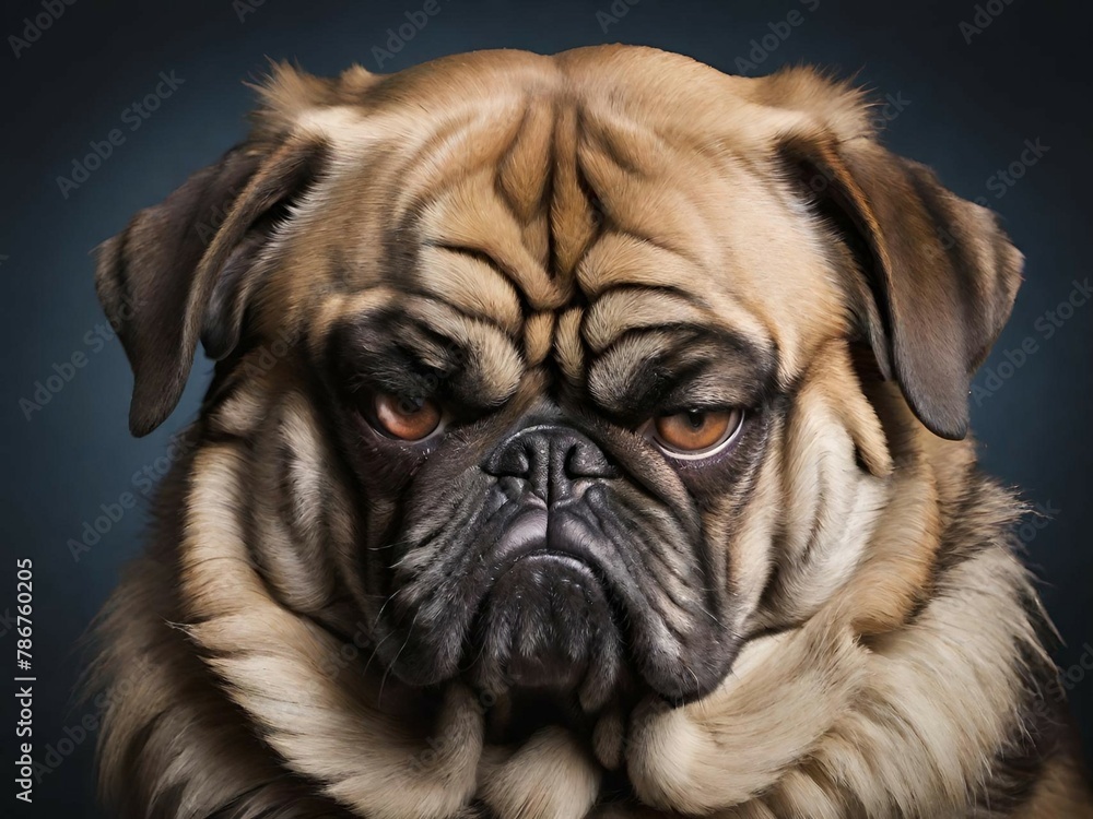 portrait of a cute dog